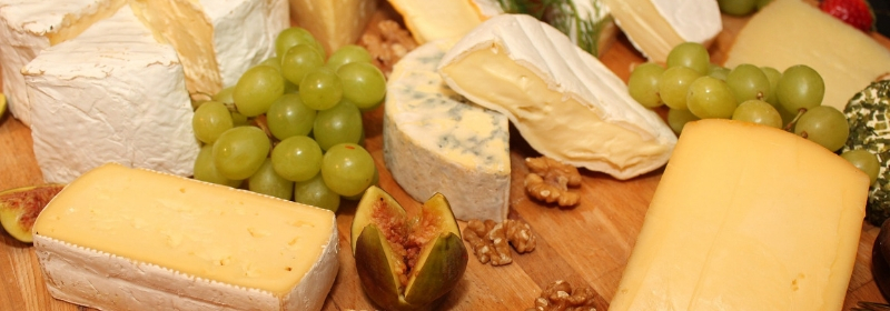 cheese platter as examples of amines in food