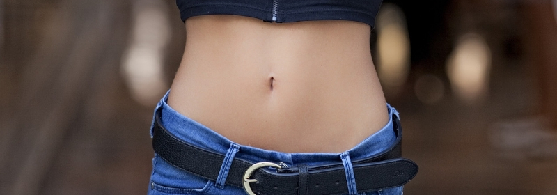 picture of womans tummy