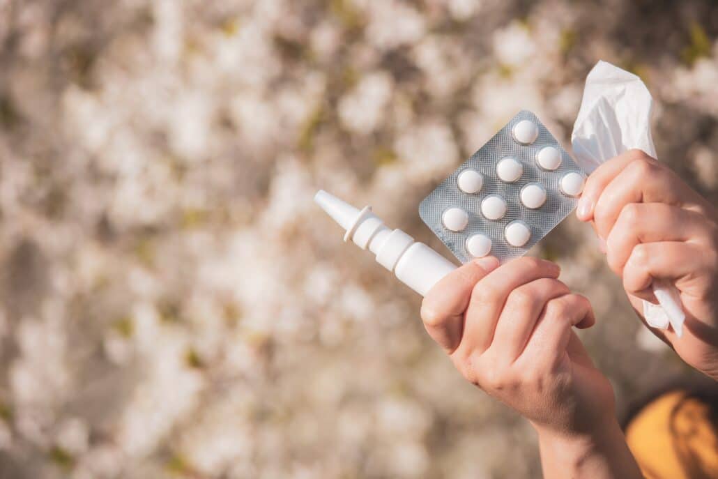 anti-histamine tablets for hay fever